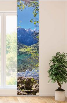 Preview: Flächenvorhang Bayernjuwel , Schiebevorhang, Schiebegardine, modern, 60 cm breit, 2,65 m hoch, 3 m hoch